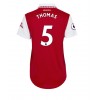 Arsenal Thomas Partey #5 Hjemmedrakt Kvinner 2022-23 Kortermet